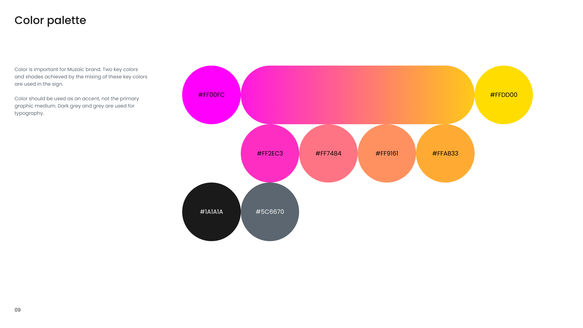 Muzaic brandbook - Frame 5